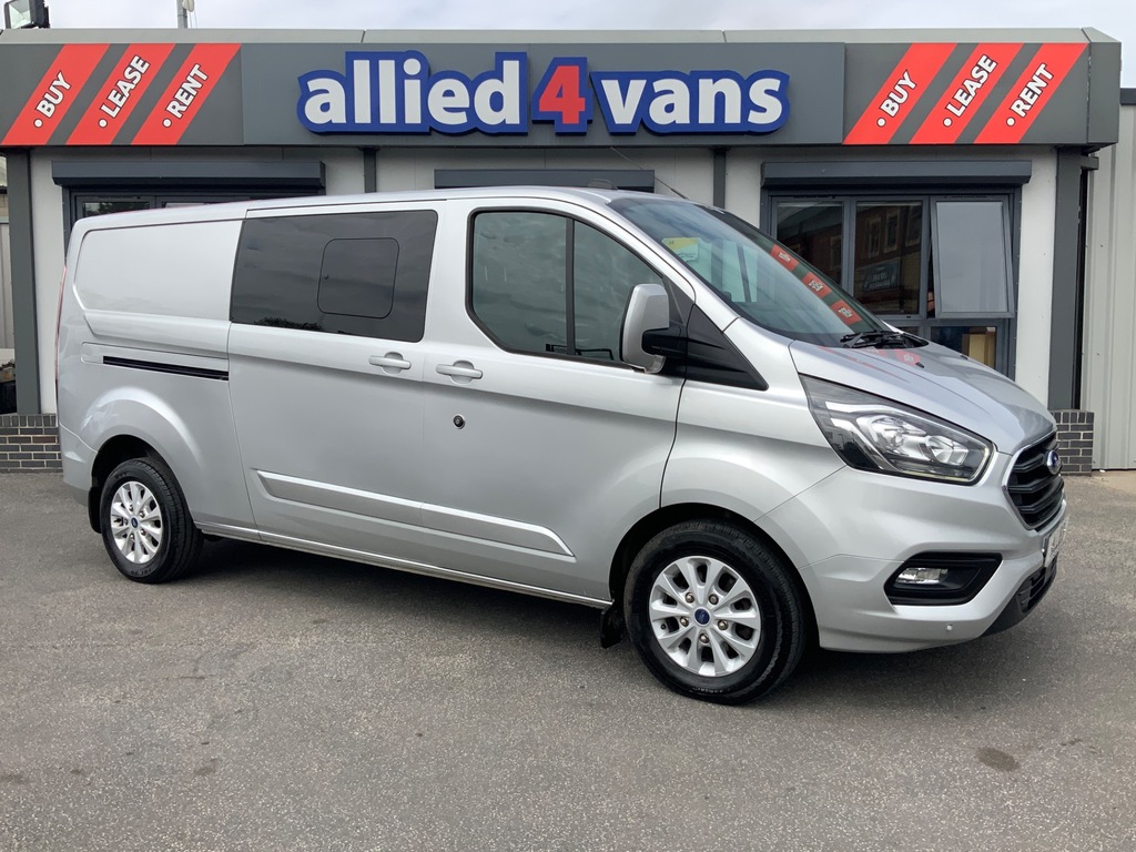 Ford Transit Custom 320 2.0 Ebl 130 Bhp L2 Long Limited Crewcab 6 Seat Silver