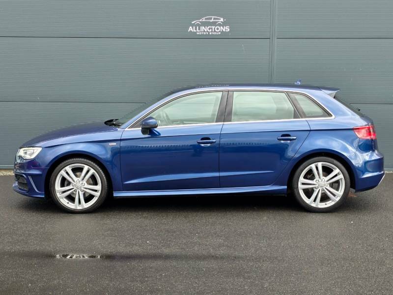 Audi A3 1.6 Tdi 110 S Line Nav - 2016 16 Blue #4