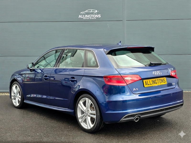 Audi A3 1.6 Tdi 110 S Line Nav - 2016 16 Blue #5