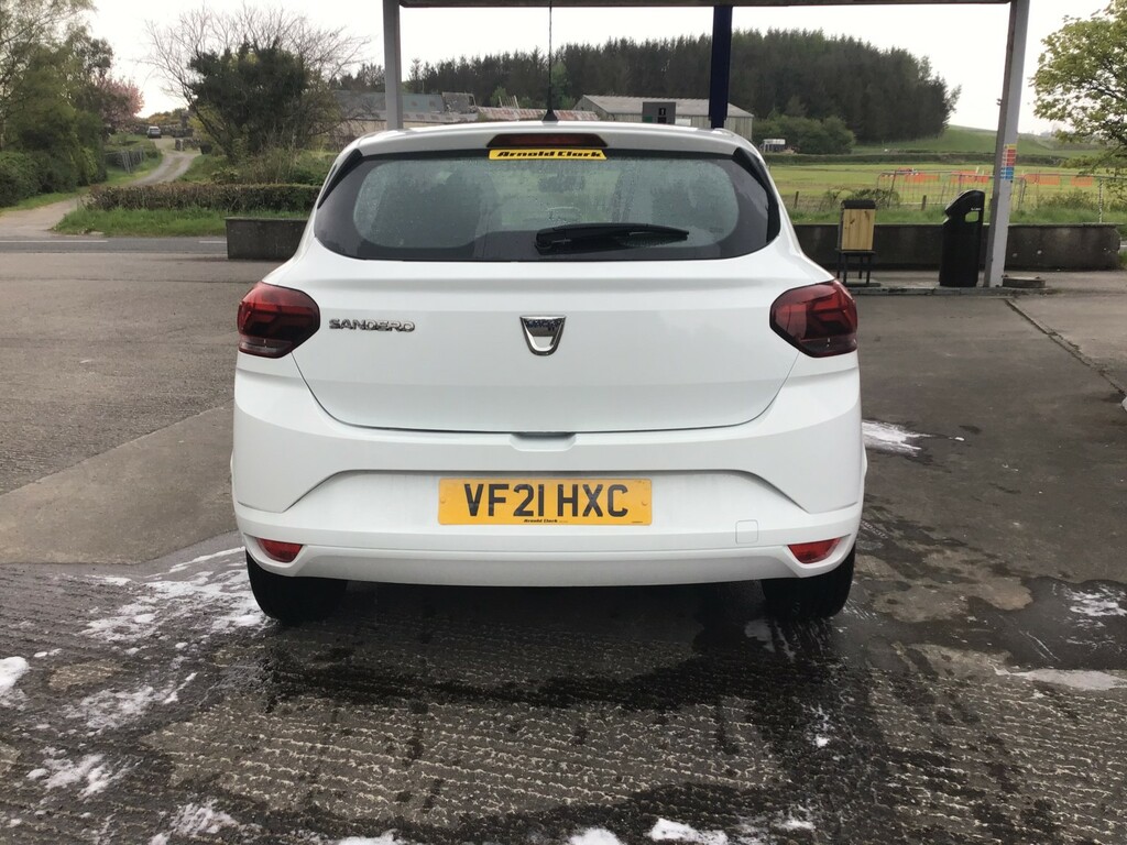 Dacia Sandero Hatchback 1.0 Essential Tce 90 2021 White #4
