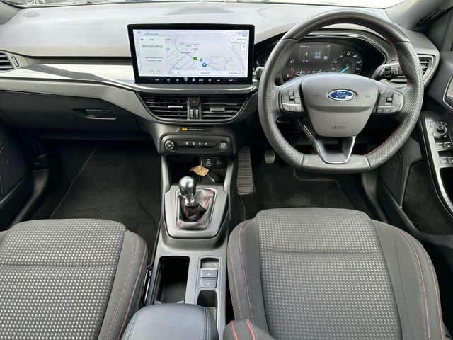Ford Focus 1.0T Ecoboost St-line Hatchback MH72KSO Blue #3