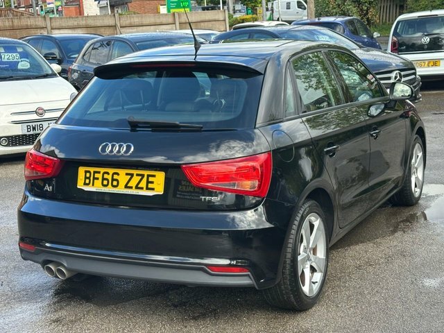 Audi A1 1.4 Tfsi Sport Sportback Euro 6 BF66ZZE Black #4