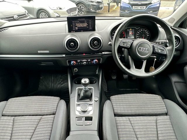 Audi A3 1.0 Tfsi Sport Sportback Euro 6 YD67UXG Black #3