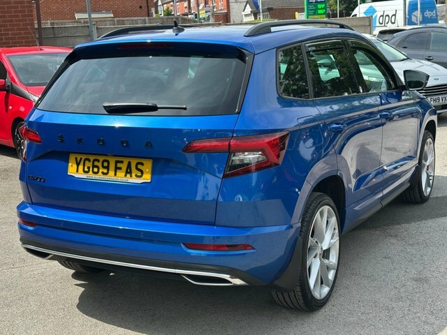 Skoda Karoq 1.5 Tsi Act Sportline Suv Euro 6 YG69FAS Blue #4