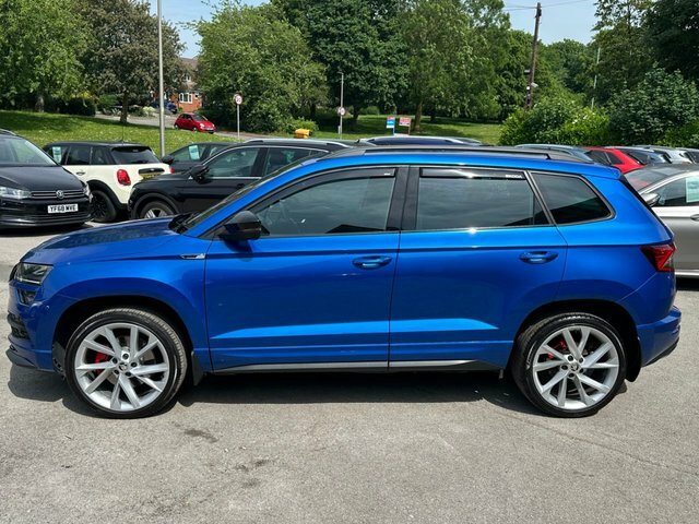 Skoda Karoq 1.5 Tsi Act Sportline Suv Euro 6 YG69FAS Blue #6