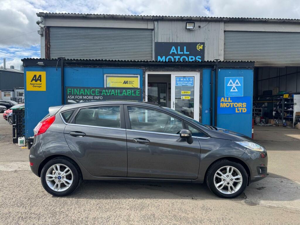 Ford Fiesta Hatchback 1.25 Zetec Euro 6 201665 WM65AWF Grey #6