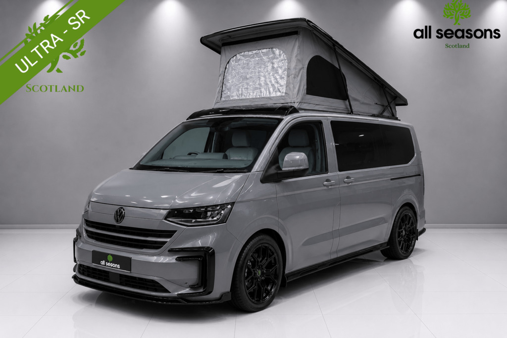 Volkswagen Campervan Swb Campervan With Tailgate, Led Lights, Re Grey