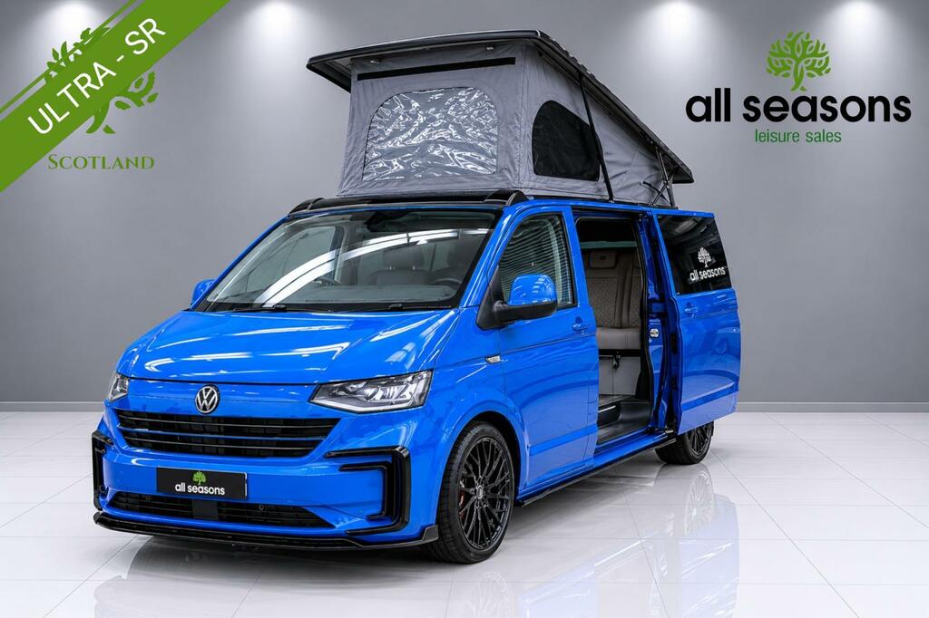 Volkswagen Campervan Swb Dsg Campervan With Tailgate, Led Lights, Rever Blue