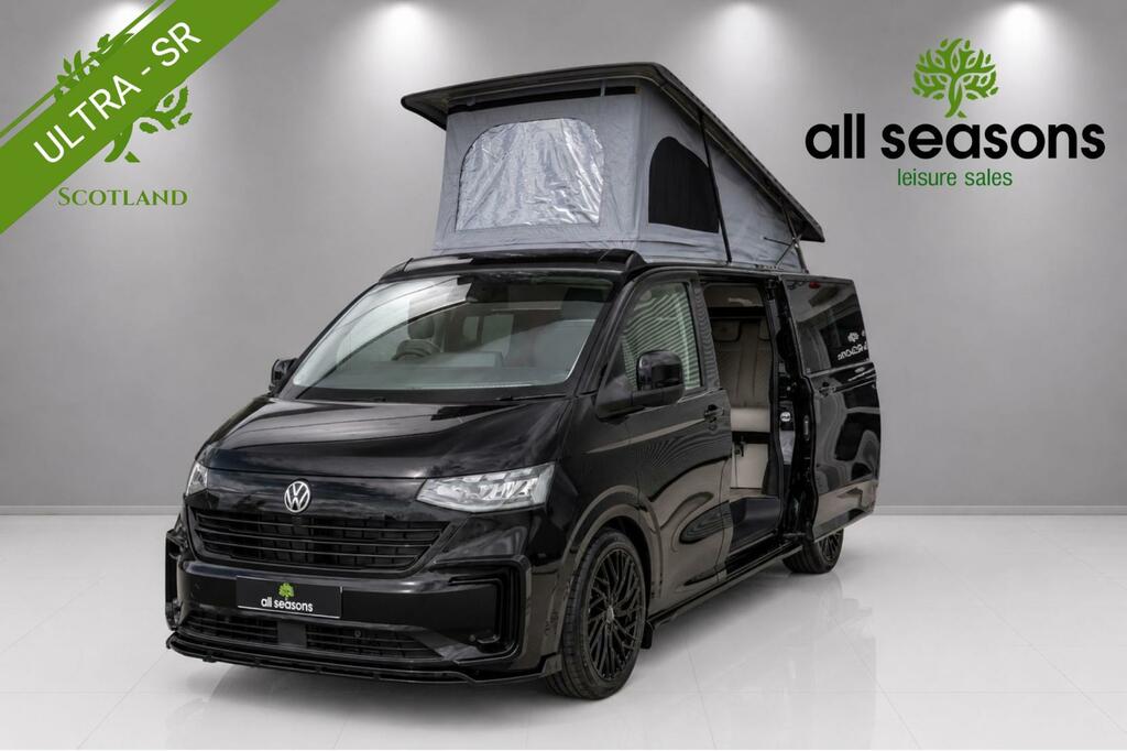 Volkswagen Campervan Swb Campervan With Tailgate, Led Lights, Re Black