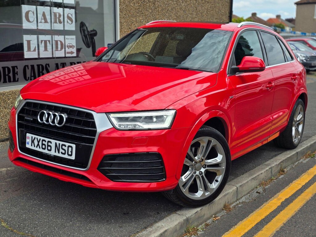 Audi Q3 2.0 Tfsi S Line Plus S Tronic Quattro Euro 6 Ss KX66NSO Red #5