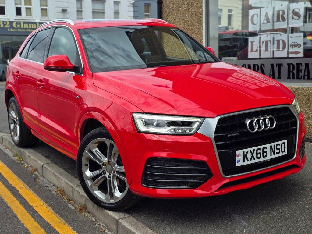 Audi Q3 2.0 Tfsi S Line Plus S Tronic Quattro Euro 6 Ss KX66NSO Red #2