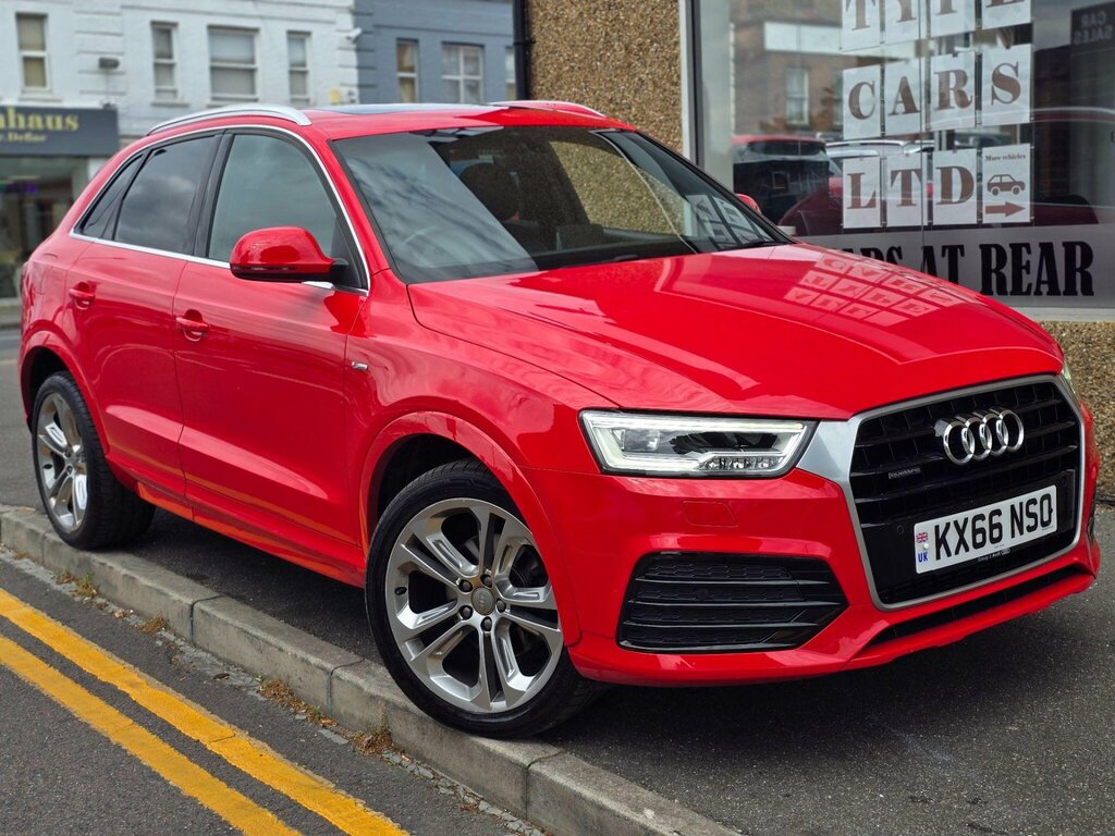 Audi Q3 2.0 Tfsi S Line Plus S Tronic Quattro Euro 6 Ss KX66NSO Red #3
