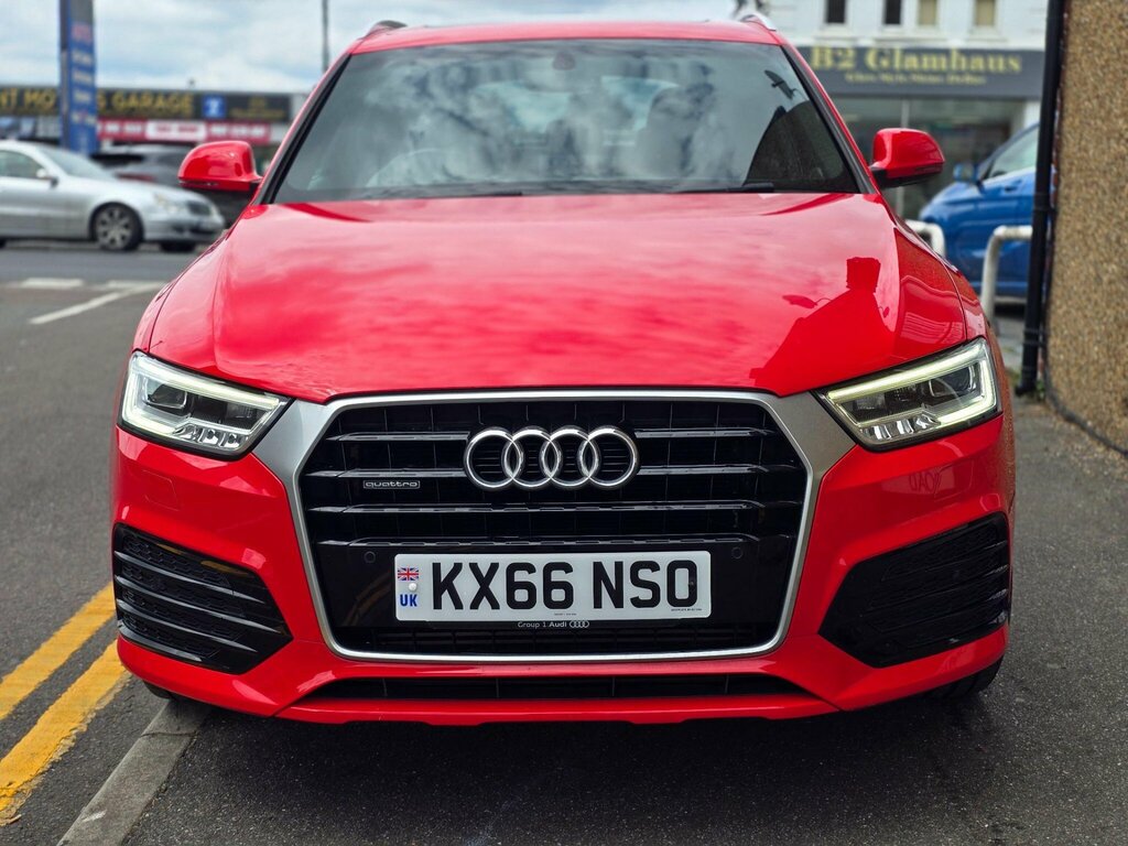 Audi Q3 2.0 Tfsi S Line Plus S Tronic Quattro Euro 6 Ss KX66NSO Red #4