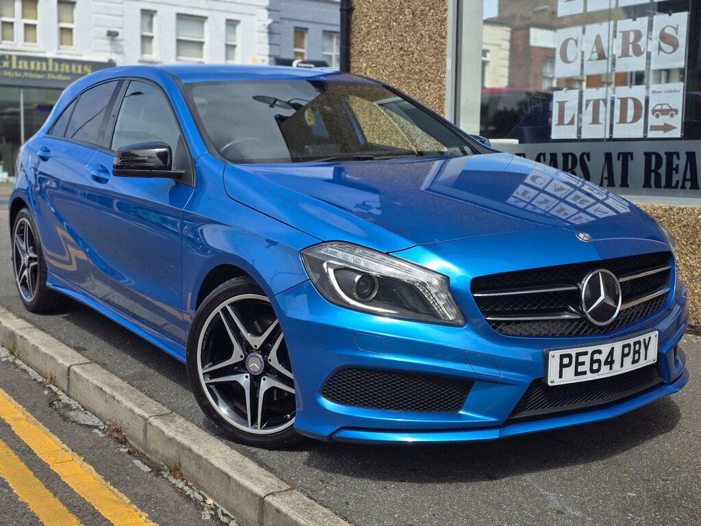 Mercedes-Benz A Class 1.6 A200 Amg Sport 7G-dct Euro 6 Ss PE64PBY Blue #2