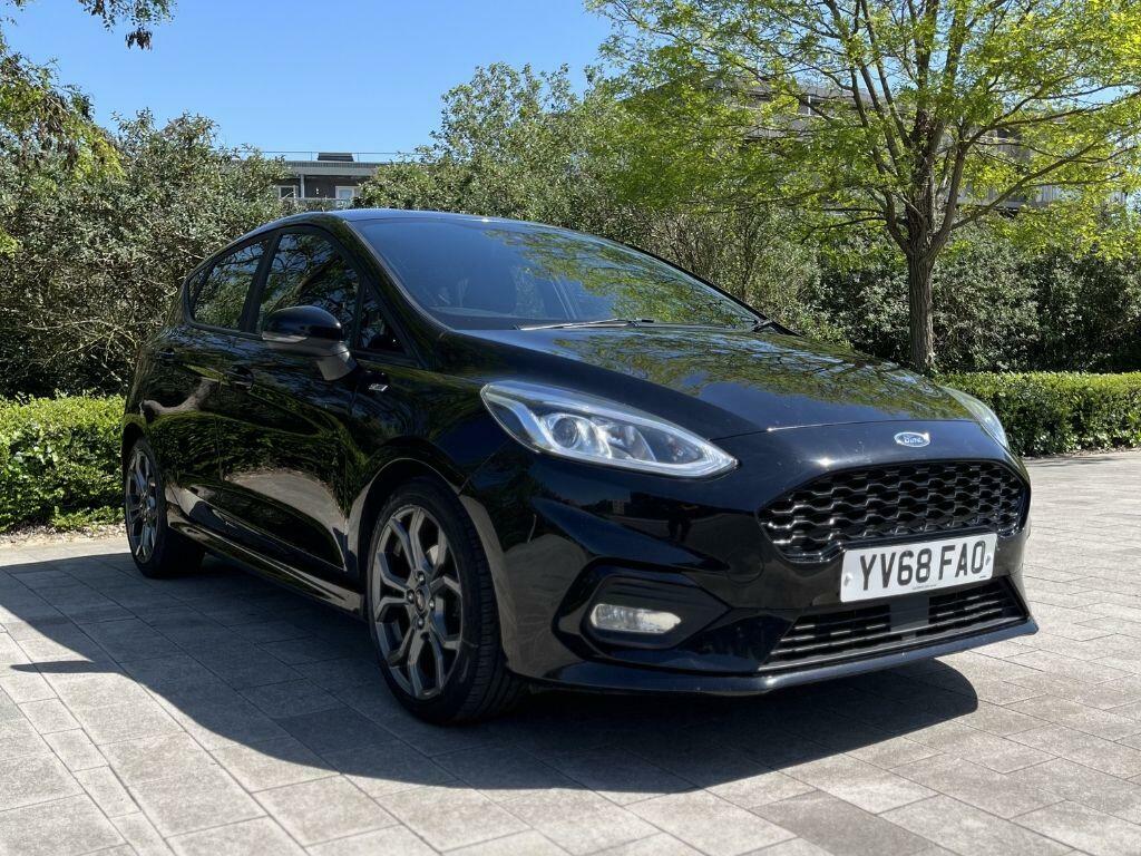 Ford Fiesta 1.0T Ecoboost St-line Euro 6 Ss YV68FAO Black #4