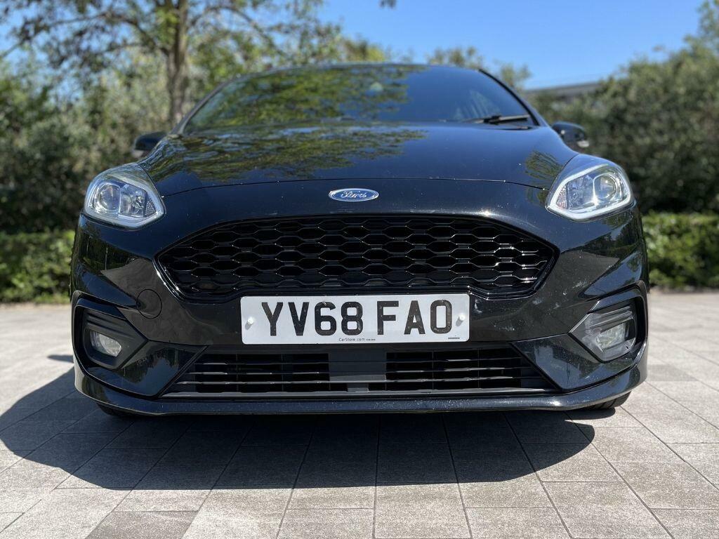 Ford Fiesta 1.0T Ecoboost St-line Euro 6 Ss YV68FAO Black #6