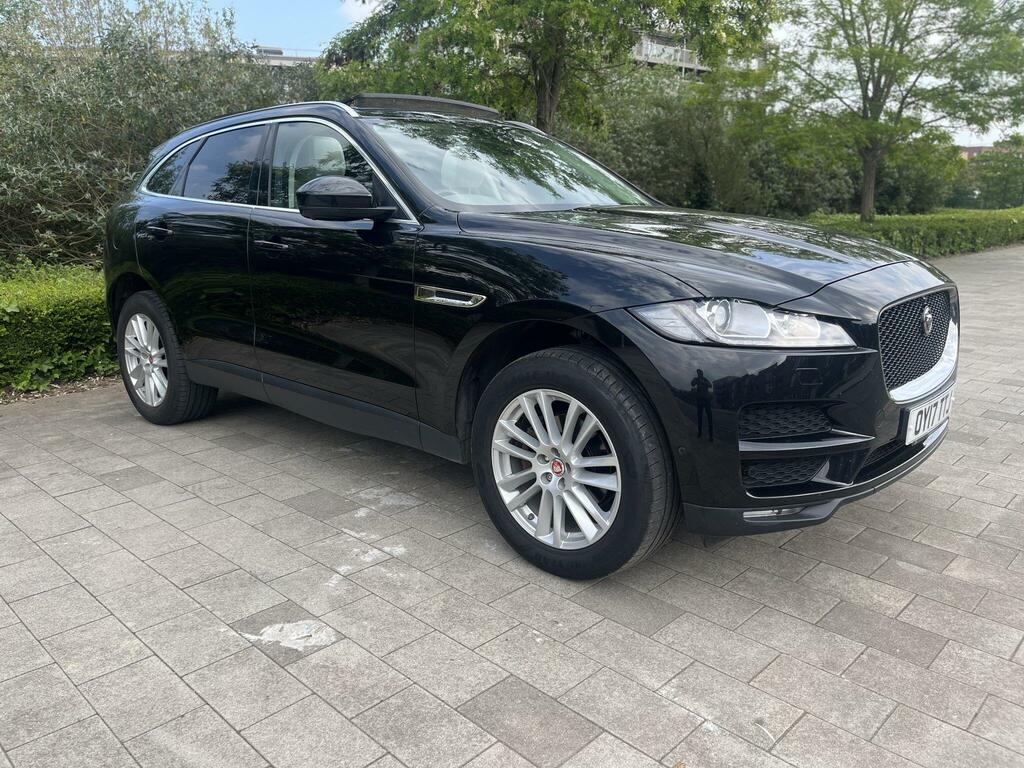 Jaguar F-Pace 2.0 D180 Portfolio Awd Euro 6 Ss OY17TTJ Black #6
