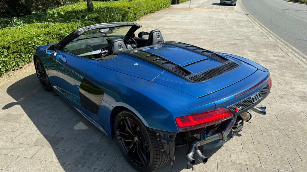 Audi R8 5.2 Fsi V10 Spyder S Tronic Quattro Euro 6 Ss 2 Blue #6