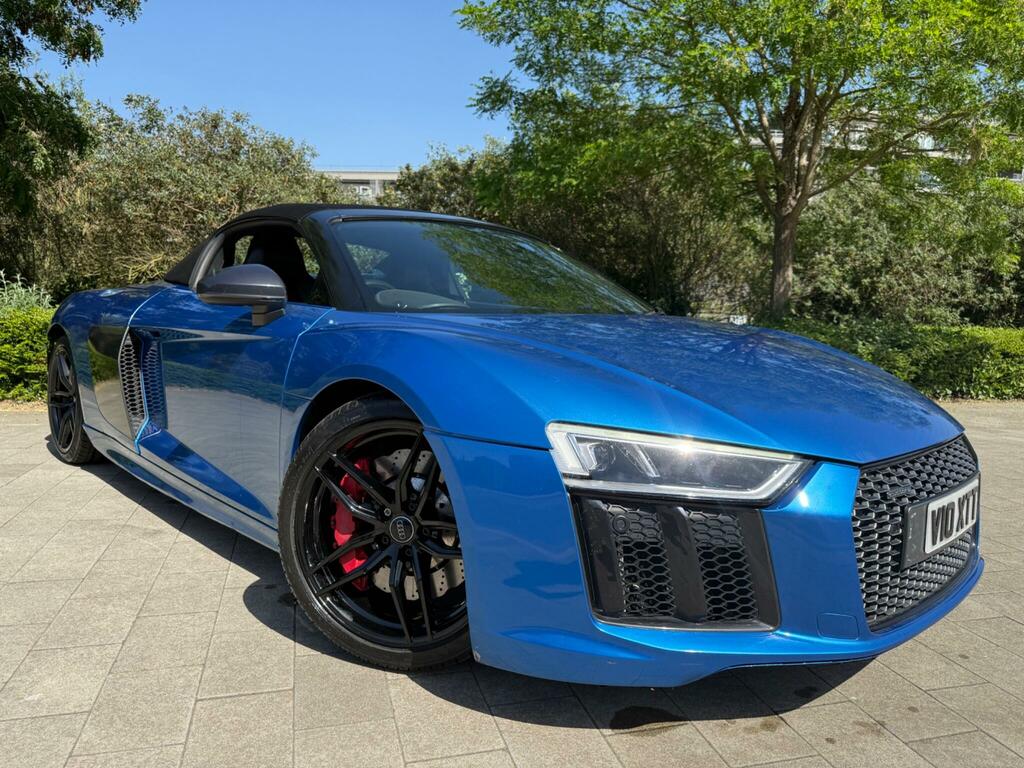 Audi R8 5.2 Fsi V10 Spyder S Tronic Quattro Euro 6 Ss 2 Blue