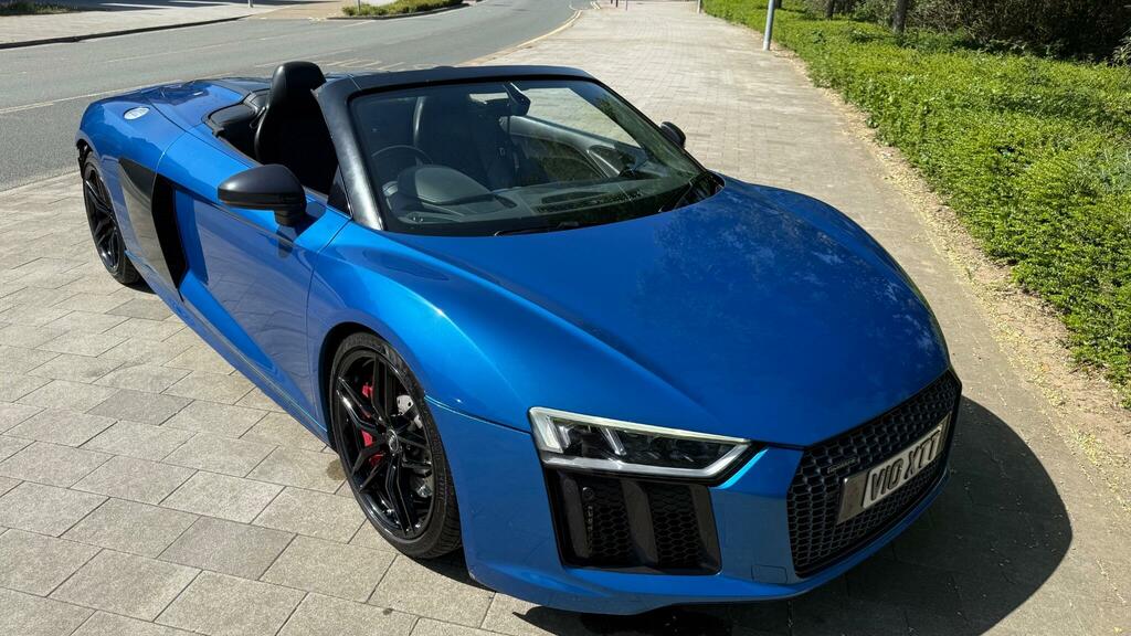 Audi R8 5.2 Fsi V10 Spyder S Tronic Quattro Euro 6 Ss 2 Blue #2