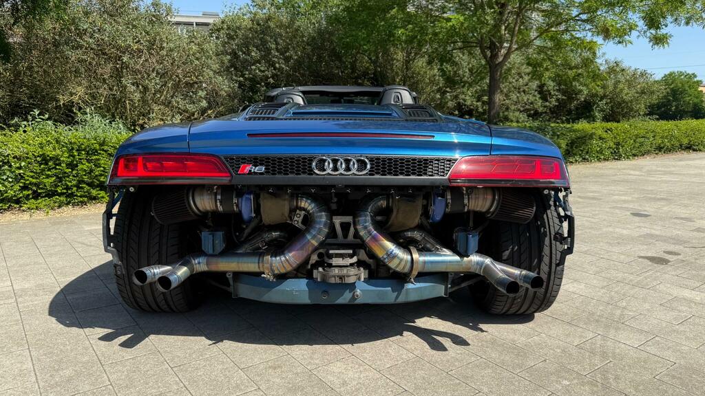 Audi R8 5.2 Fsi V10 Spyder S Tronic Quattro Euro 6 Ss 2 Blue #4