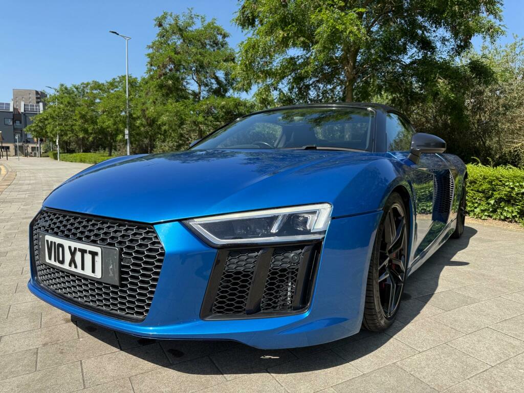 Audi R8 5.2 Fsi V10 Spyder S Tronic Quattro Euro 6 Ss 2 Blue #5