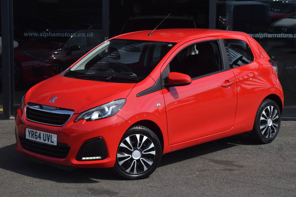 Peugeot 108 1.0 Vti Active Hatchback Euro 5 YR64UVL Red #4
