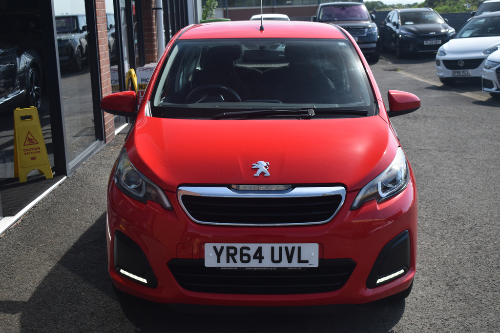 Peugeot 108 1.0 Vti Active Hatchback Euro 5 YR64UVL Red #3