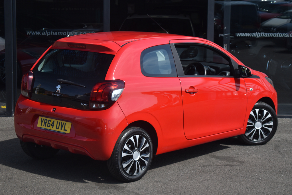 Peugeot 108 1.0 Vti Active Hatchback Euro 5 YR64UVL Red #5