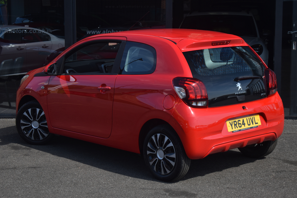 Peugeot 108 1.0 Vti Active Hatchback Euro 5 YR64UVL Red #2
