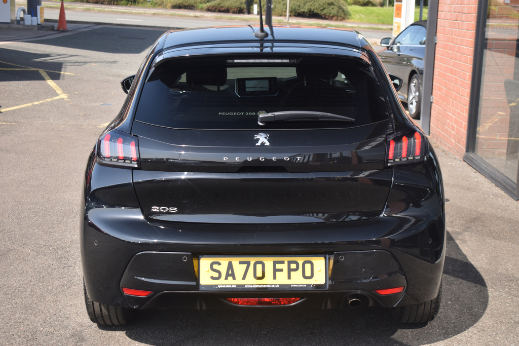 Peugeot 208 1.2 Puretech Allure Premium Hatchback M SA70FPO Black #6