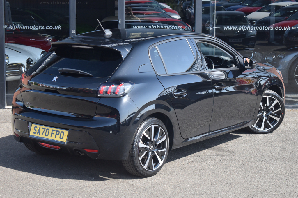 Peugeot 208 1.2 Puretech Allure Premium Hatchback M SA70FPO Black #5