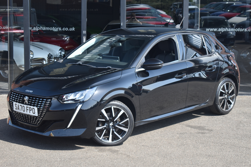 Peugeot 208 1.2 Puretech Allure Premium Hatchback M SA70FPO Black #4