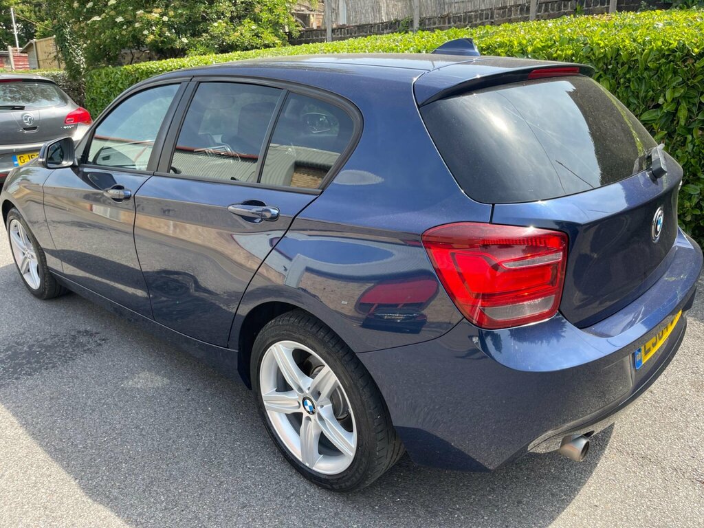 BMW 1 Series 2.0 118D Sport Euro 5 Ss LJ64BNX Blue #4