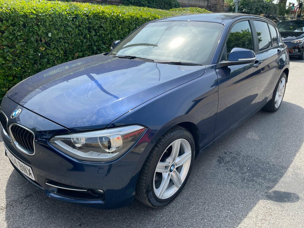 BMW 1 Series 2.0 118D Sport Euro 5 Ss LJ64BNX Blue #6