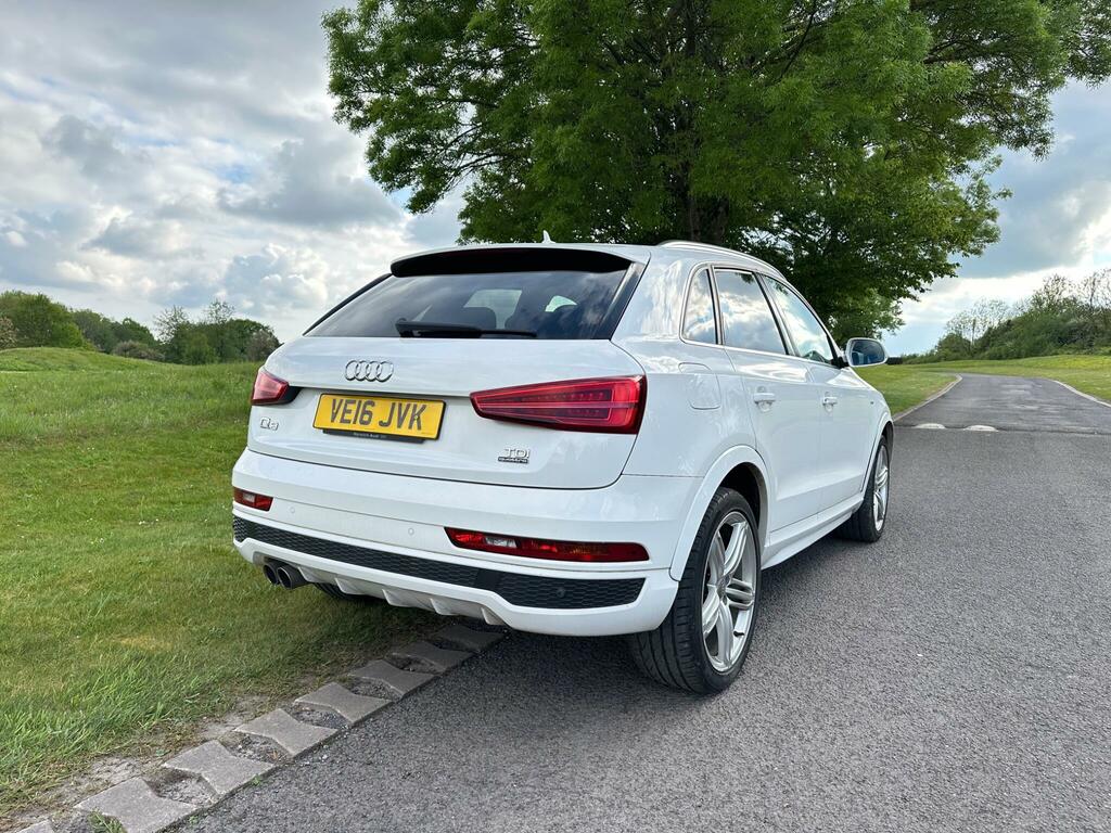 Audi Q3 2.0 Tdi S Line Plus S Tronic Quattro Euro 6 Ss VE16JVK White #4
