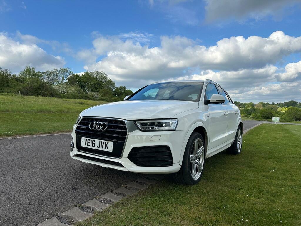 Audi Q3 2.0 Tdi S Line Plus S Tronic Quattro Euro 6 Ss White