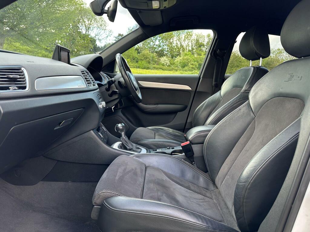 Audi Q3 2.0 Tdi S Line Plus S Tronic Quattro Euro 6 Ss VE16JVK White #2