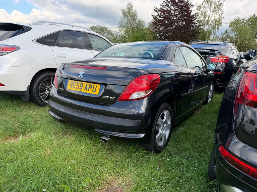 Peugeot 207 CC 1.6 Vti Sport Euro 5 Black #3