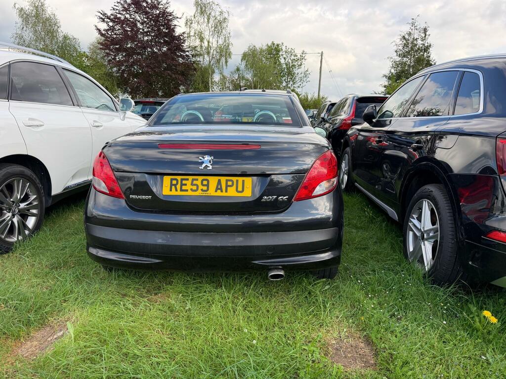 Peugeot 207 CC 1.6 Vti Sport Euro 5 Black #4