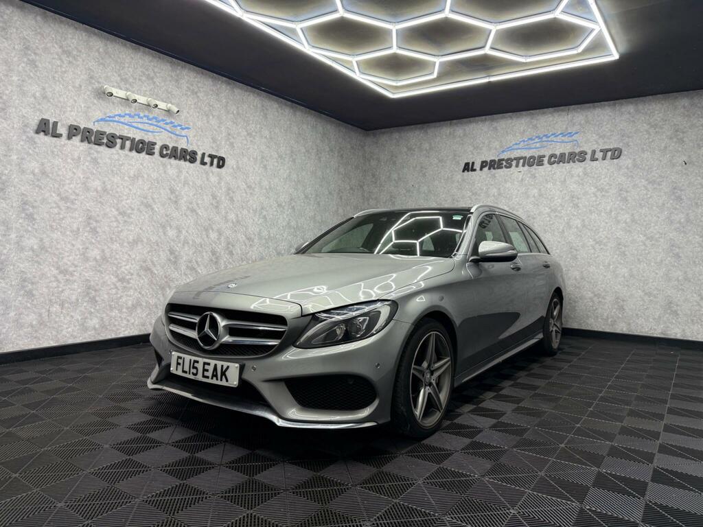 Mercedes-Benz C Class 2.1 C300h Bluetec Amg Line G-tronic Euro 6 Ss Silver