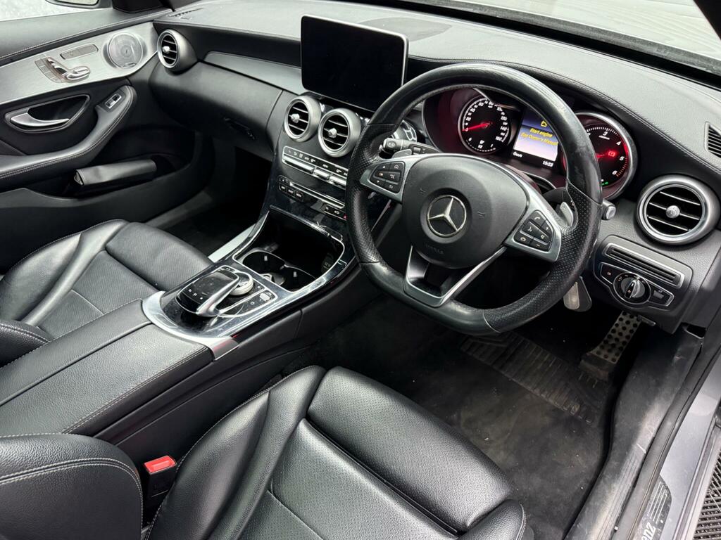Mercedes-Benz C Class 2.1 C300h Bluetec Amg Line G-tronic Euro 6 Ss FL15EAK Silver #2