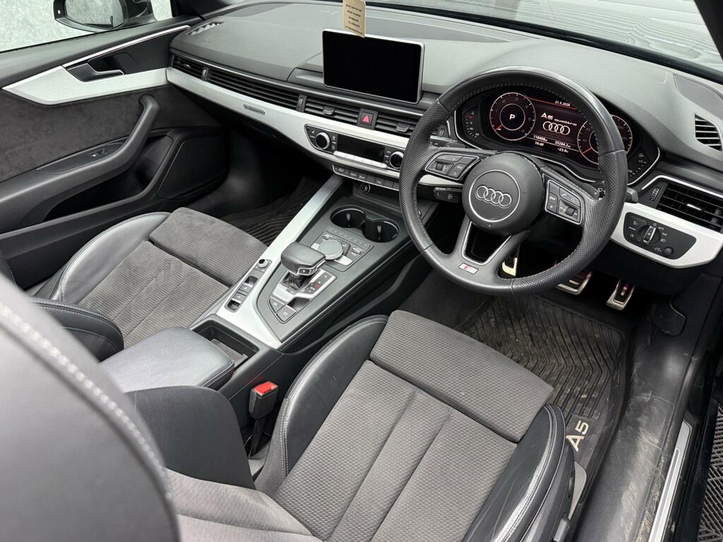 Audi A5 3.0 Tdi V6 S Line S Tronic Quattro Euro 6 Ss Black #2