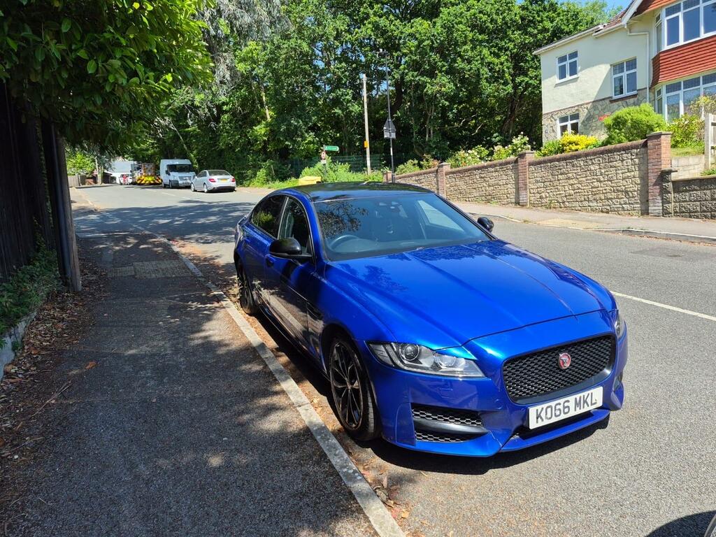Jaguar XF 2.0D R-sport Euro 6 Ss K066MKL Blue #2