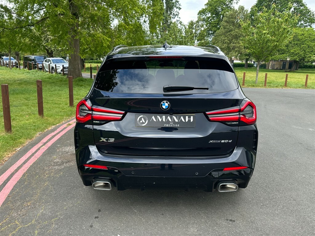 BMW X3 Xdrive20d M Sport FD22BYW Black #5