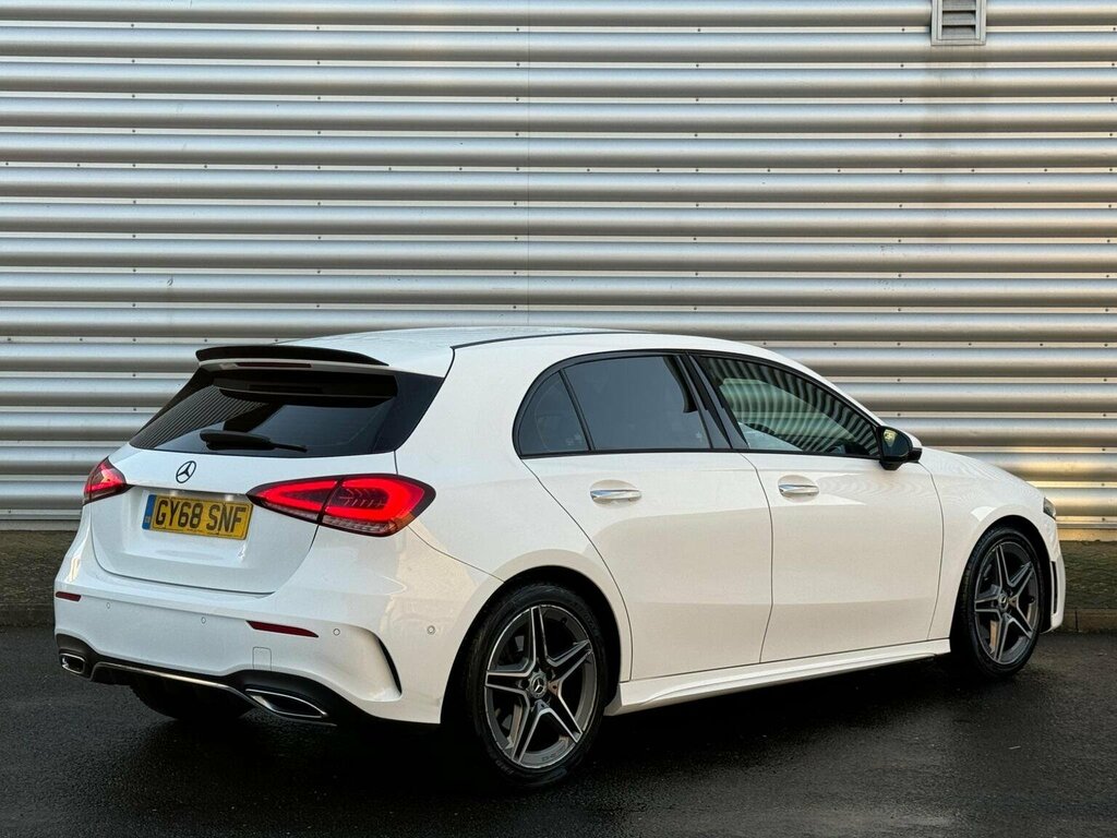 Mercedes-Benz A Class Hatchback 1.3 A200 Amg Line Premium 7G-dct Euro GY68SNF White #6