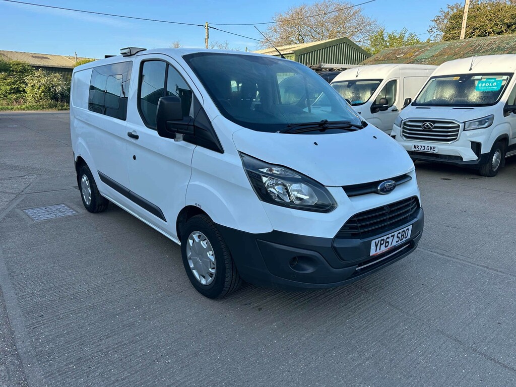 Ford Transit Custom 310 Panel Van L2 H1 YP67SBO White #2