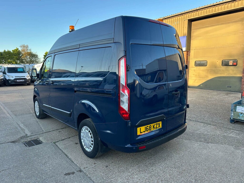 Ford Transit Custom 320 Ecoblue Trend Panel Van L1 H2 Euro LJ68KZX Blue #6