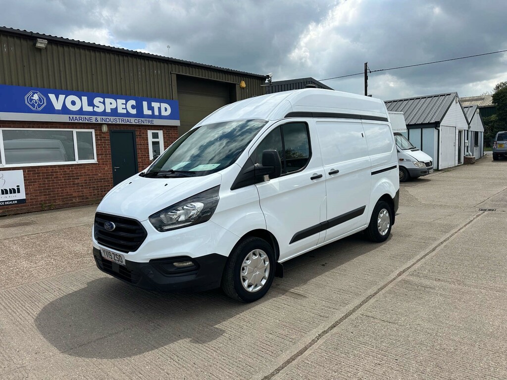 Ford Transit Custom 300 Ecoblue Panel Van L1 H2 Euro 6 YV19ZSO White #3