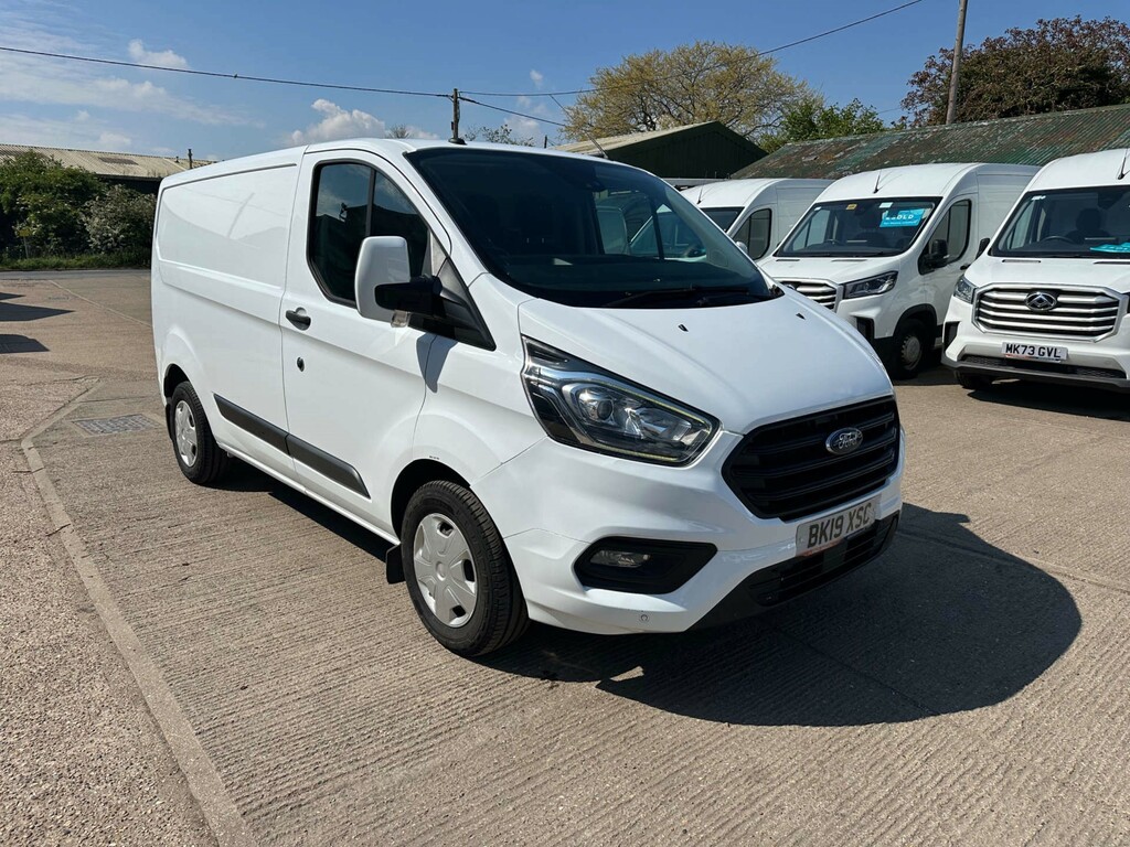 Ford Transit Custom 300 Ecoblue Trend Panel Van L1 H1 Eu BK19XSC White #2